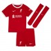 Dječji Nogometni Dres Liverpool Luis Diaz #7 Domaci 2023-24 Kratak Rukav (+ Kratke hlače)